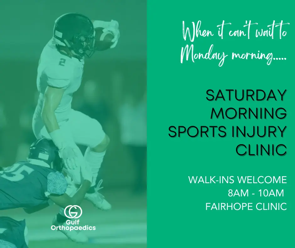 Gulf Ortho Saturday Morning Sports Injury Clinic